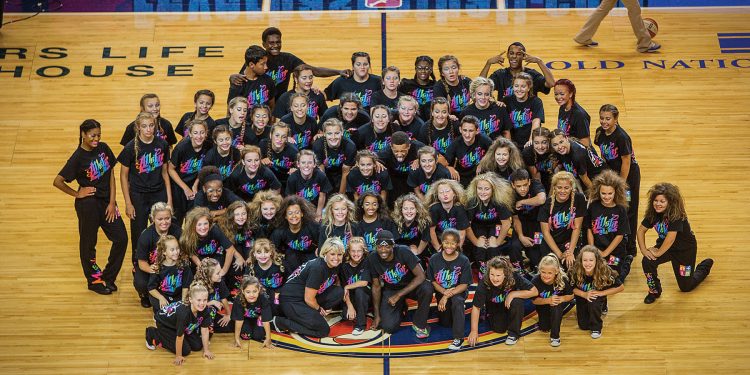 Musick Studio All-Stars Dance at WNBA Game