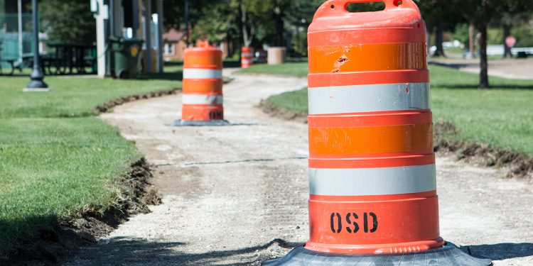 Moreland Park Walking Trail Closed