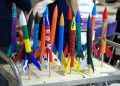 Area Students Test Firing Rockets
