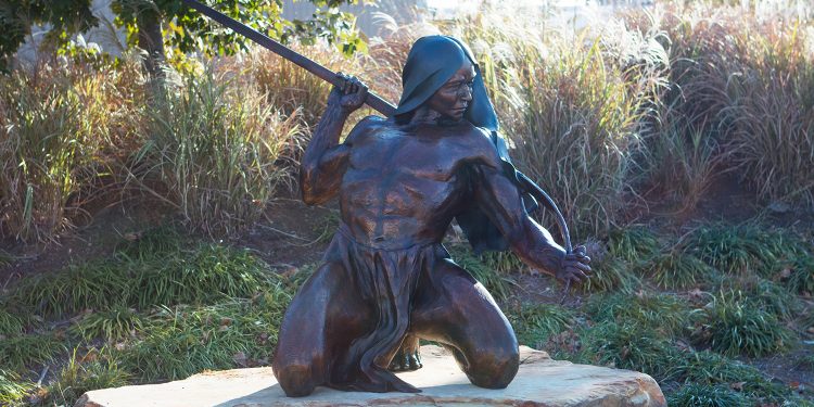 First RIVERARTES Art Piece Installed