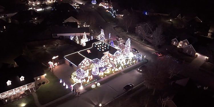 Owensboro Christmastime Aerial Tour