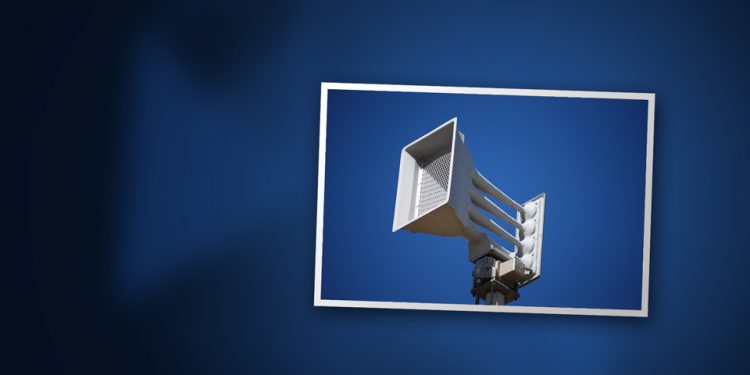 Friday’s Tornado Siren Test Cancelled