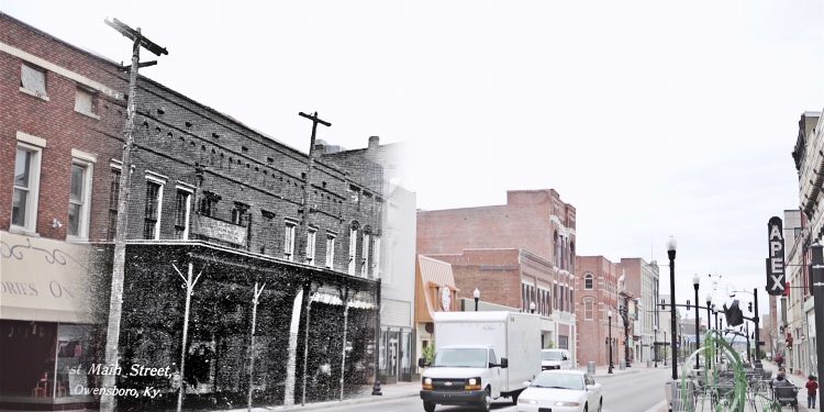 A Look Back in Time – East Main Street Owensboro