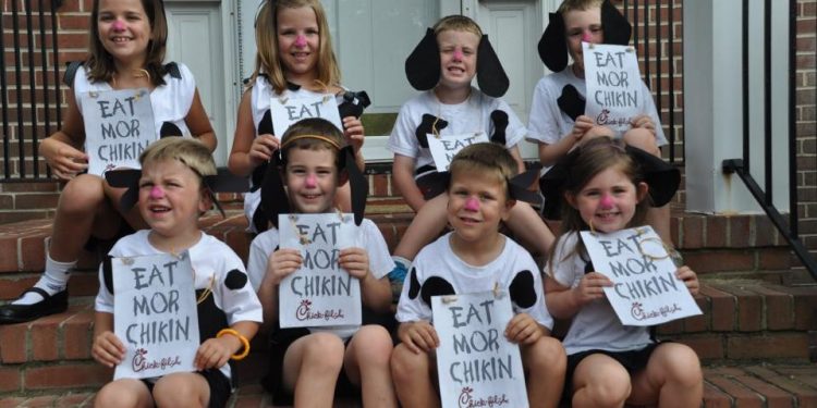 Cow Appreciation Day at ChickFilA