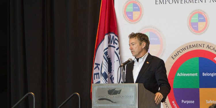 Senator Rand Paul Speaks at Fundraiser Luncheon