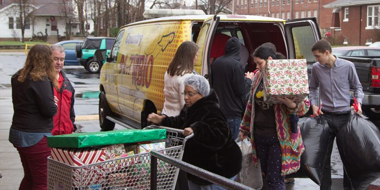 Santa Pays Early Visit to Pitino Shelter