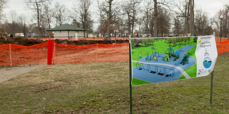 Legion Park Playground Being Replaced