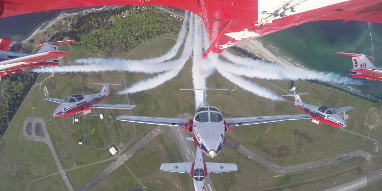 Canadian Snowbirds Headlining Air Show