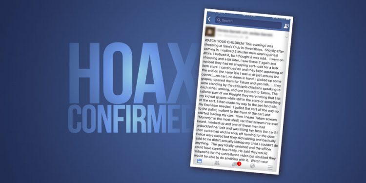 Owensboro Police Confirm Facebook Abduction Hoax