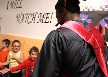 OPS Students Enjoy First Senior Walk