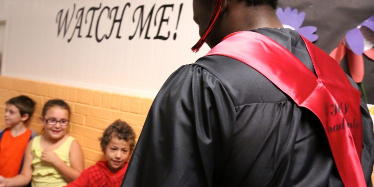 OPS Students Enjoy First Senior Walk