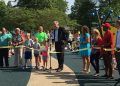 K-3 Students Cut Ribbon on New Legion Park Playground
