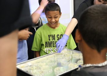 High School Students Mentoring Estes Elementary Students