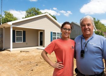 Home Builders Association of Owensboro Building Habitat’s 125th House