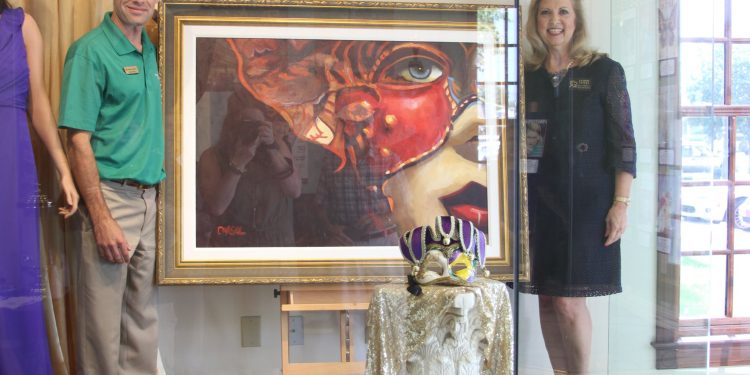 Masquerade Ball Oil Painting Unveiled at Independence Bank