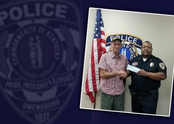 VFW Lodge Makes Donation to Support OPD Efforts