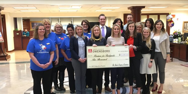 Junior League Donates $10,000 to Backpack Program