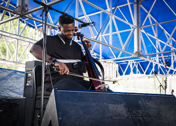 City of Owensboro Presents Kevin Olusola with Walk of Fame Plaque