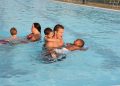 Parent/Tot Open Swim at Cravens Pool; Swim Lessons at Combest