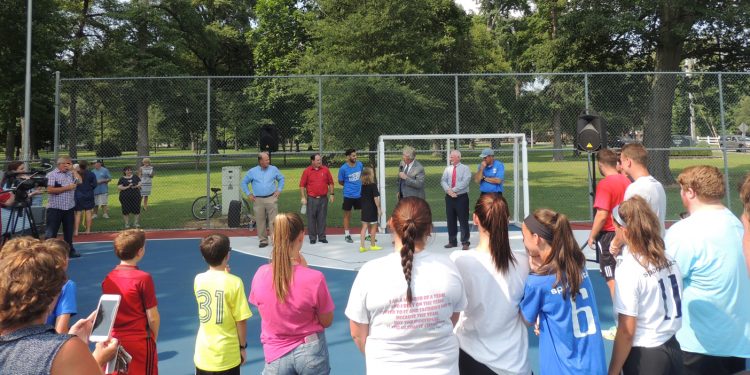 Futsal Soccer Court Unveiled at Legion Park