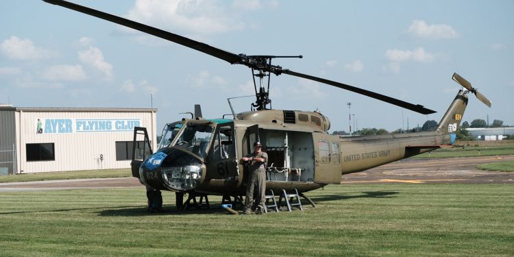 Army Aviation Heritage Foundation Takes Local Veterans on Helicopter Ride