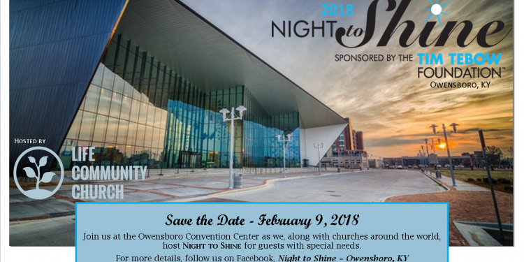 Life Community Church to Host Night to Shine Prom for People with Special Needs