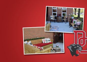 DCHS Media Center Unveils Reading Patio