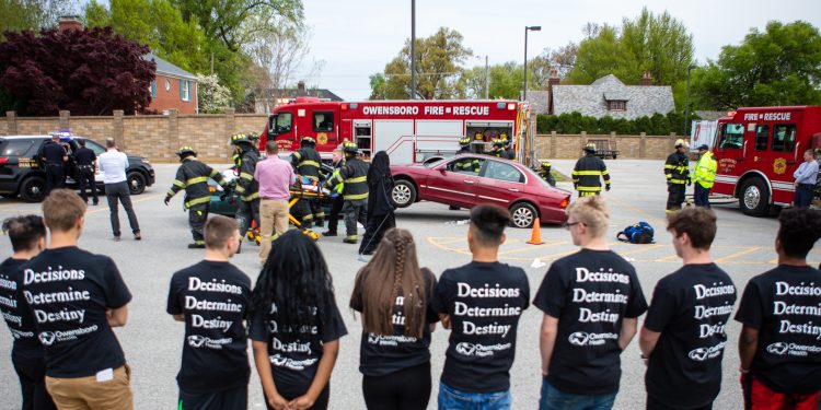 Owensboro Health Regional Hospital Hosts Students for Annual Impaired-Driving Deterrence Event