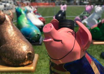 Oink for Owensboro Pigs Revealed at BBQ Fest