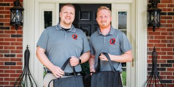 Devin Taylor and Jonathan Brandle of Big O Takeout