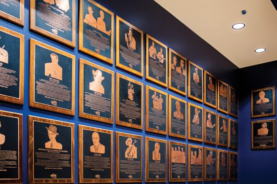 Bluegrass Music Hall of Fame & Museum Inductee plaques