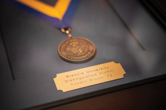 Robert Brown's Brescia University Distinguished Alumni Medal