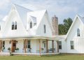 Jeff and Sherrie Harris's white gothic farmhouse makes for a unique centerpiece in Daviess County.