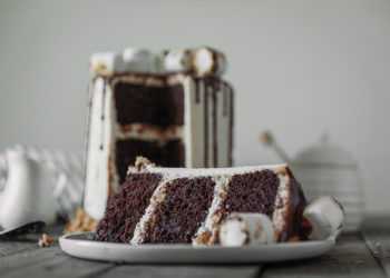 Layered S’mores Cake