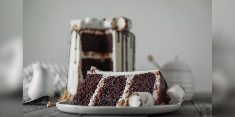 Layered S’mores Cake