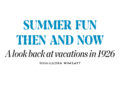 Summer Fun Then and Now