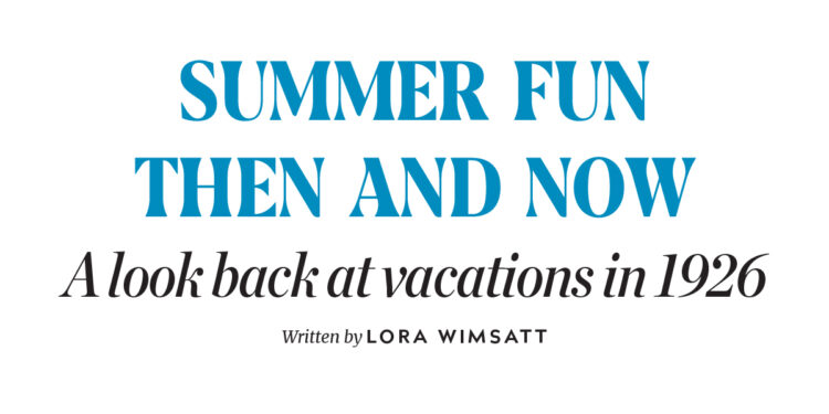 Summer Fun Then and Now